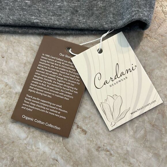 Charcoal Gray Cotton Cap NWT - Picture 2 of 5